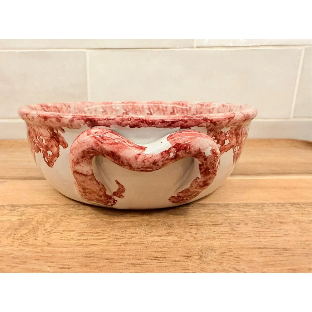 Artisti della Ceramica Italy La Spaghettata Ind Sized Pasta‎ Serving Bowl Recipe